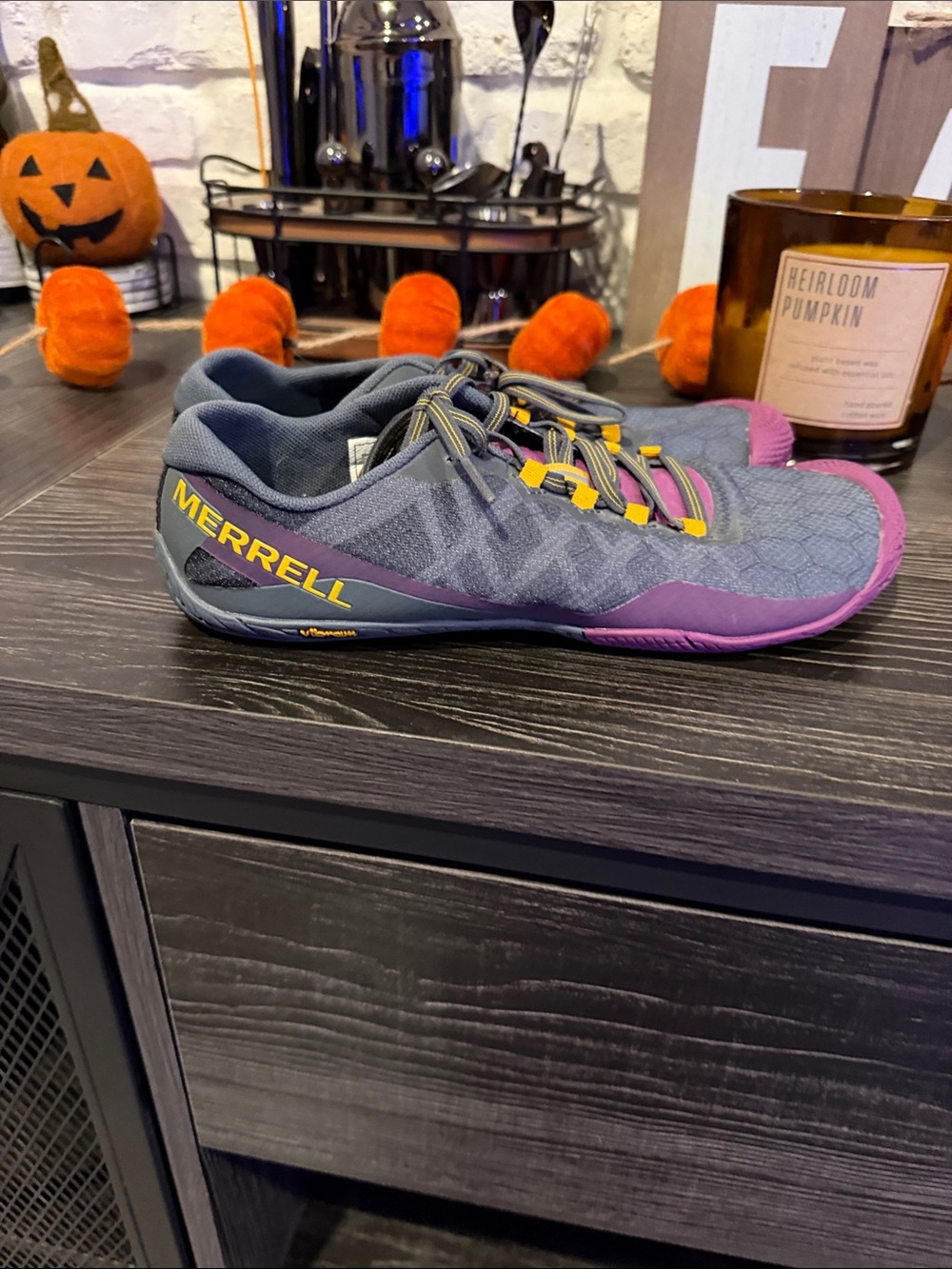 Merrell Women's Vapor Glove 3 Trail Runner, Turbulence, size 9 - Picture 3 of 5